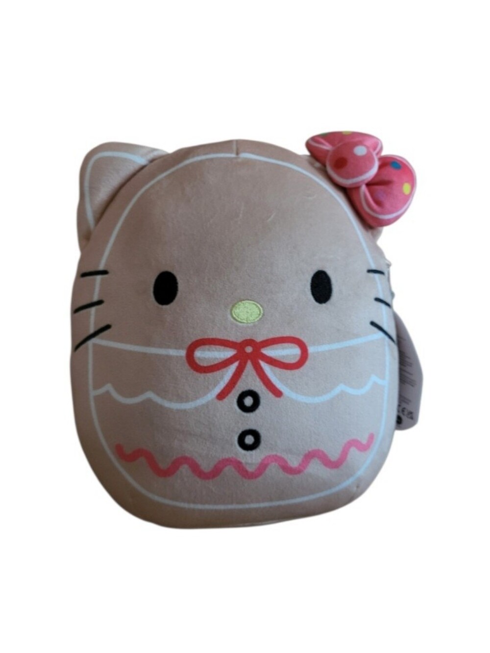 NEW Squishmallows Sanrio 8" Hello Kitty Pink Gingerbread Plush
